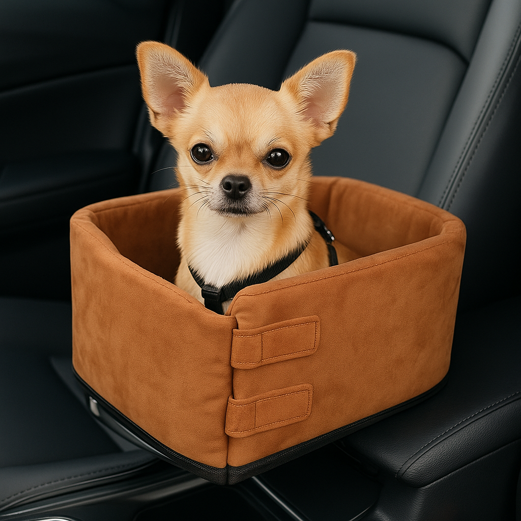 BowLift | Pet Travel Car Seat with Soft Padding