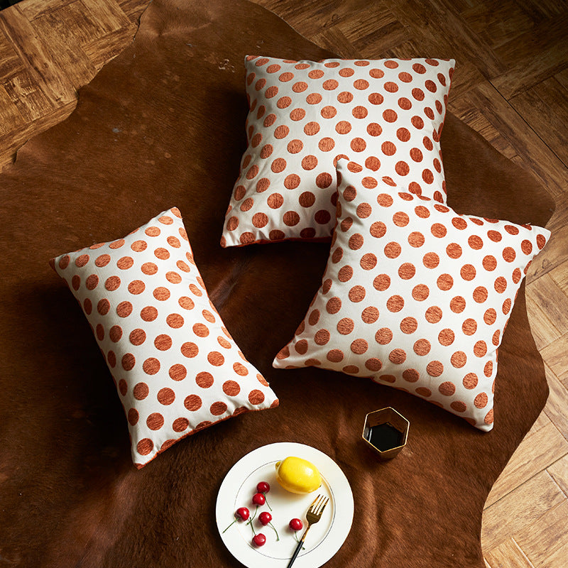 Polka Dot Decorative Throw Pillow
