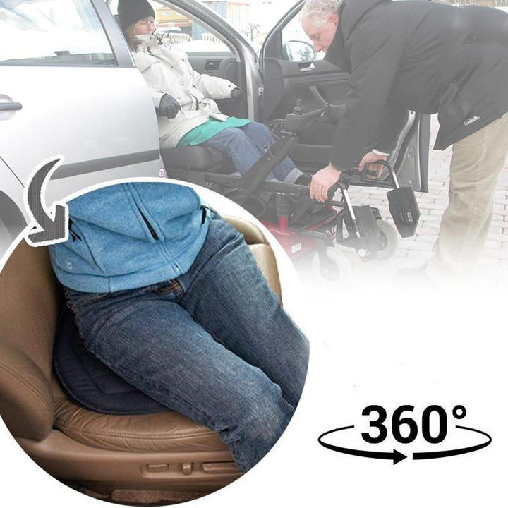 BowLift | Rotaseat 360° Rotatable Seat Cushion | Ergonomic & Non-Slip | For Car, Office & Home | Back-Friendly & Comfortable