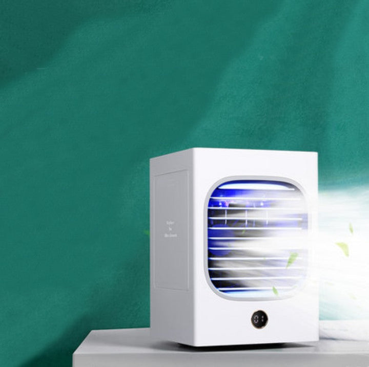 BowLift | Rechargeable Head-shaking Fan, with 120¬∞ Head-shaking, UV Lamp, Fast Cooling, Digital Display, 3 Modes, Low Noise and Big Wind, for Home, Office, Party and More