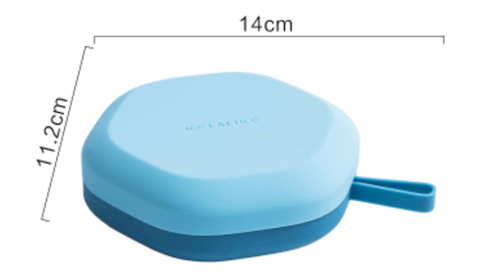 BowLift | Silicone Ice Mold with 12 Hexagon or 24 Square Cavities, with Food Grade Silicone, Dustproof Lid, Dishwasher Safe and Easy to Demold