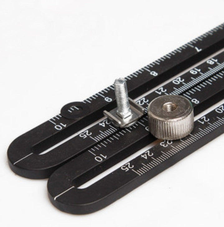 BowLift | Multi-Angle Measuring Ruler with 6 Foldable Sides, For Handymen, Builders, Craftsmen, Carpenters, Roofers and More