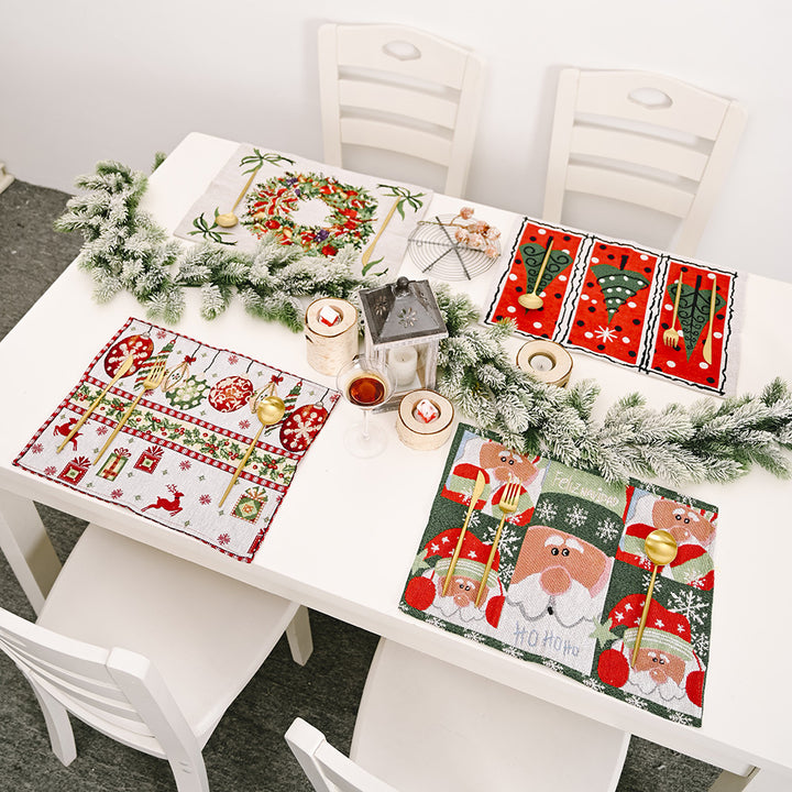 Christmas-Themed Decorative Table Runner Bowlift