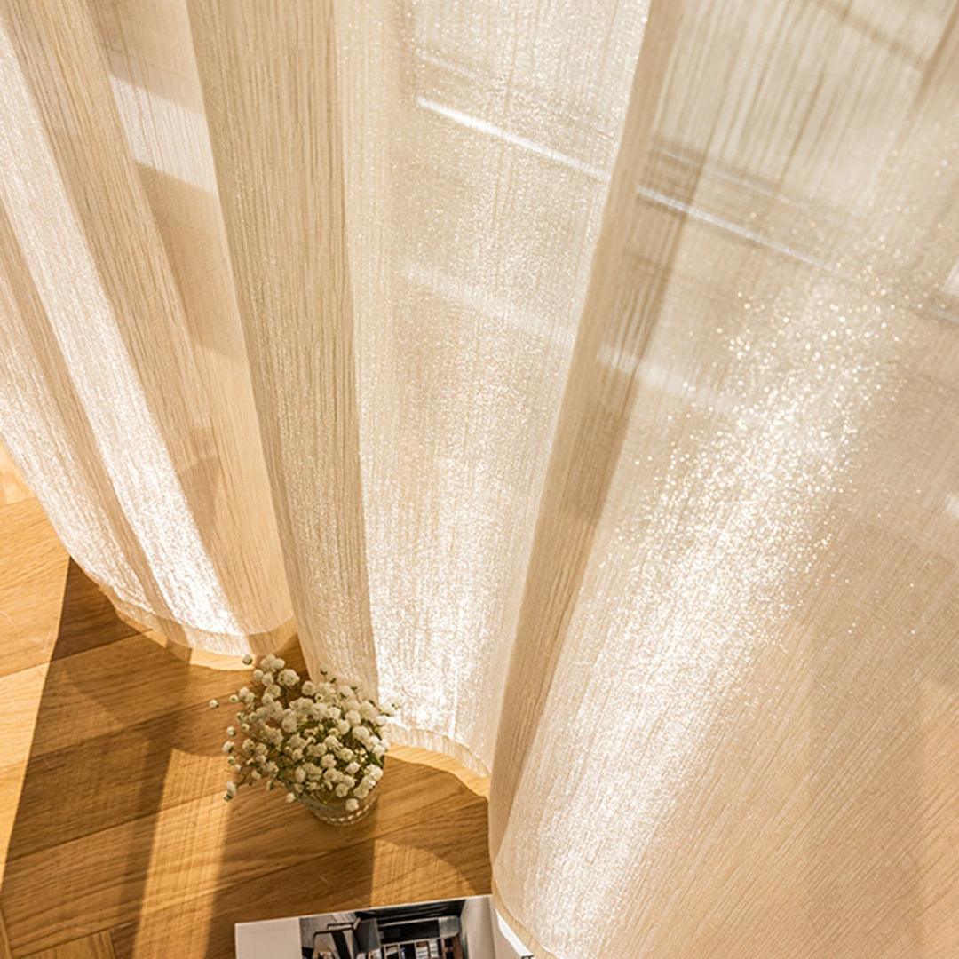 Transparent Linen Curtains, Light and Modern for Living Room | Bowlift