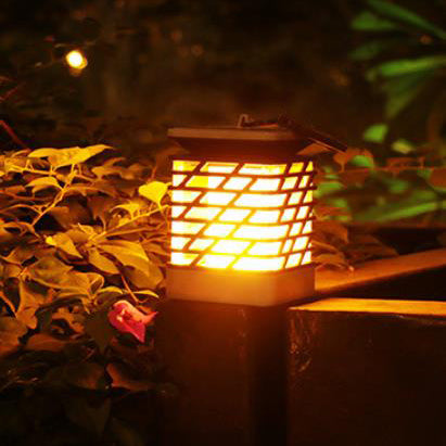 BowLift | Solar Flame Torch Light Square LED Garden Lawn Decorative Hanging Light