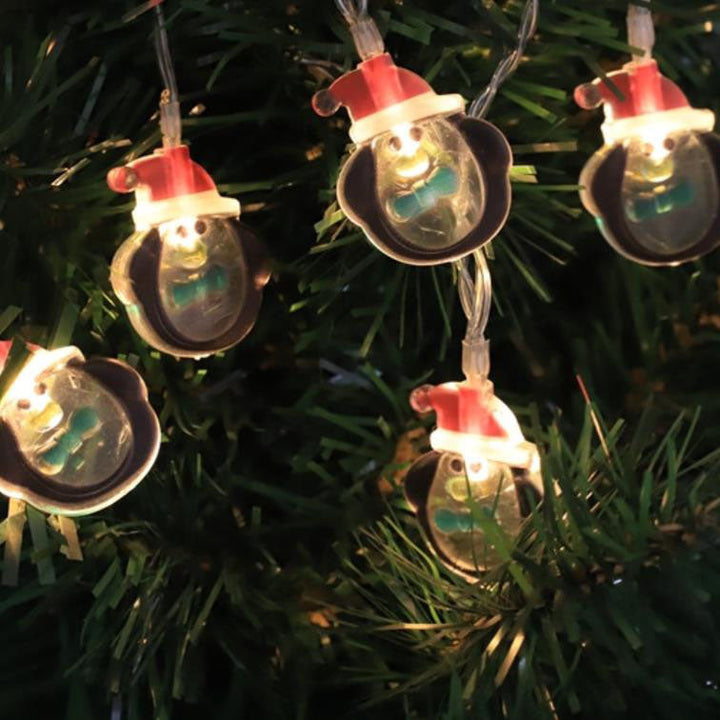 BowLift | Christmas Santa Claus Decorative LED Battery String Lights