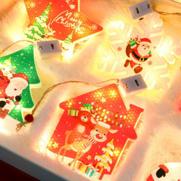 BowLift | Christmas Decorative LED Plastic Painted Hanging Lights