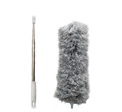 BowLift | Retractable and washable, curved dust brush in microfiber