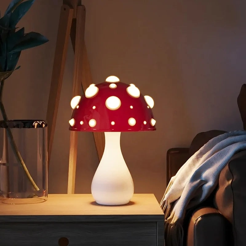 BowLift | LumiFungi – Luxury LED Table Lamp with Mood-Filled Mushroom Design and Dimmable Light