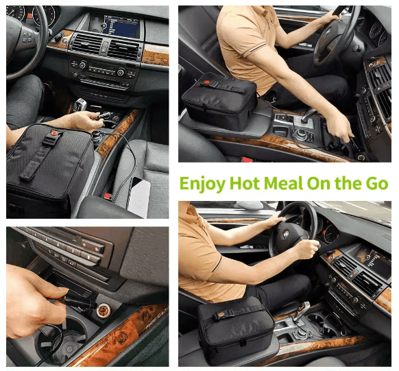 HeatGo Pro – Electric Portable Food Warmer Lunchbox with 3-in-1 Connection | Bowlift