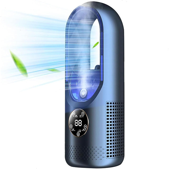 Bladeless Portable Air Conditioner | Ultra-Quiet, Ergonomic Design & Ideal for Home and Office Use | Bowlift