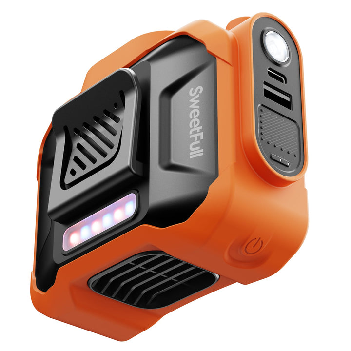 10000mAh Waist fan,Portable Belt Clip on Personal Fan | Bowlift