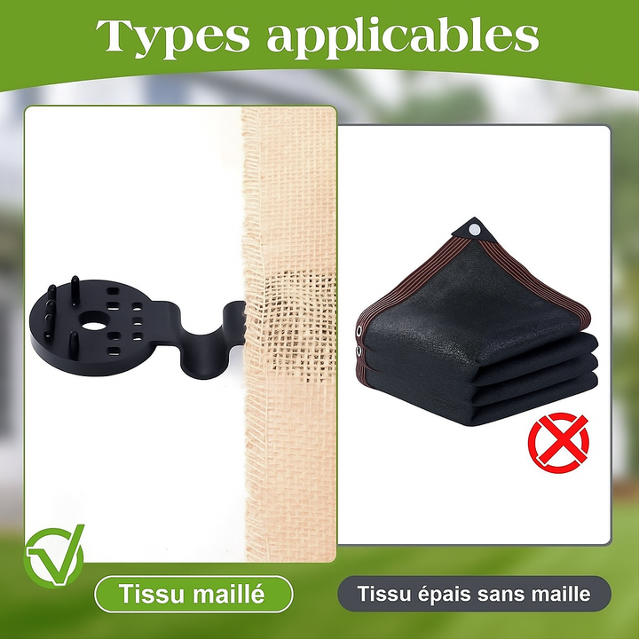 BowLift | ClipCloth | Fast and secure fixation - 50 pieces