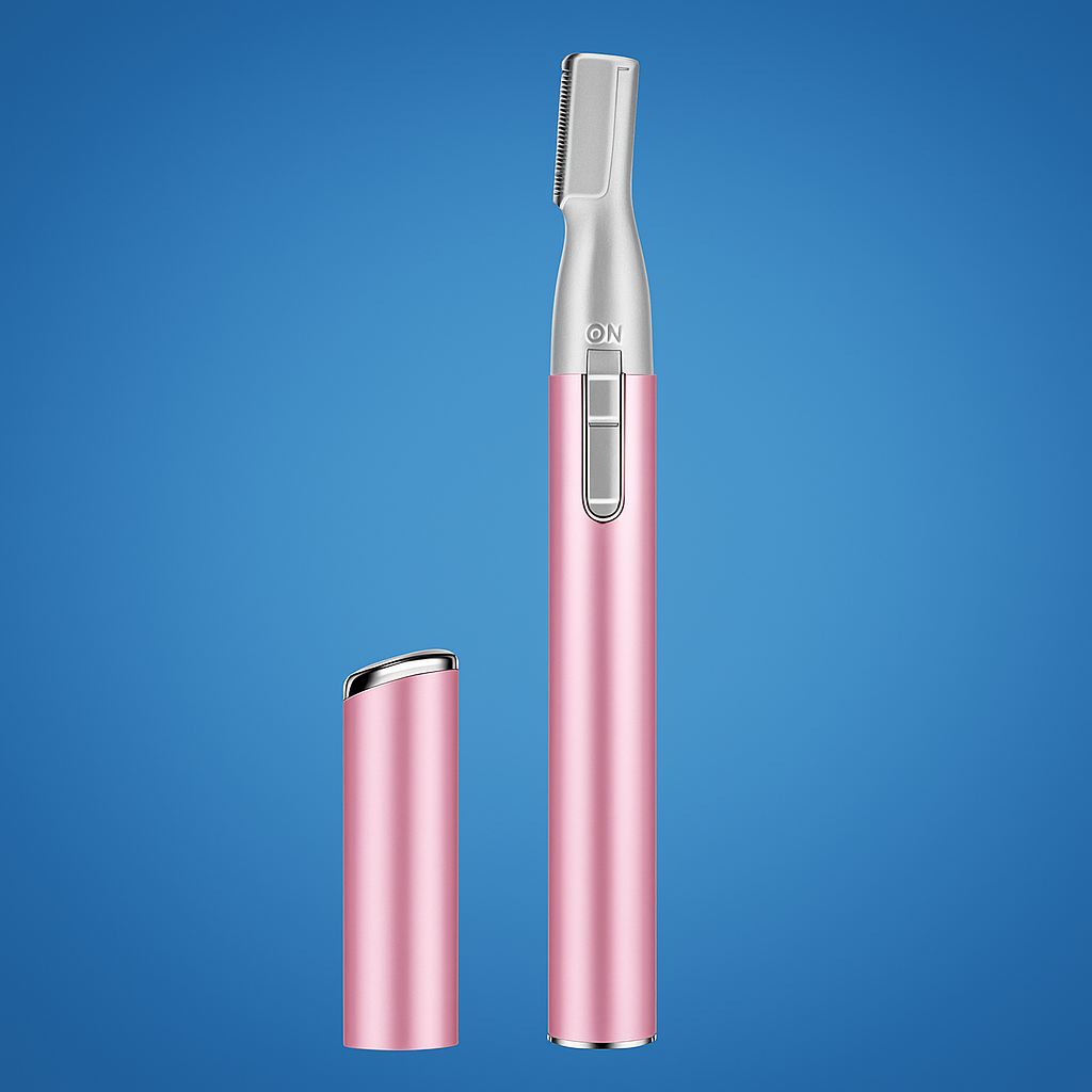 Painless Precision – Stainless Steel Mini Facial Shaver – For Sensitive Skin & On-the-Go Grooming Bowlift
