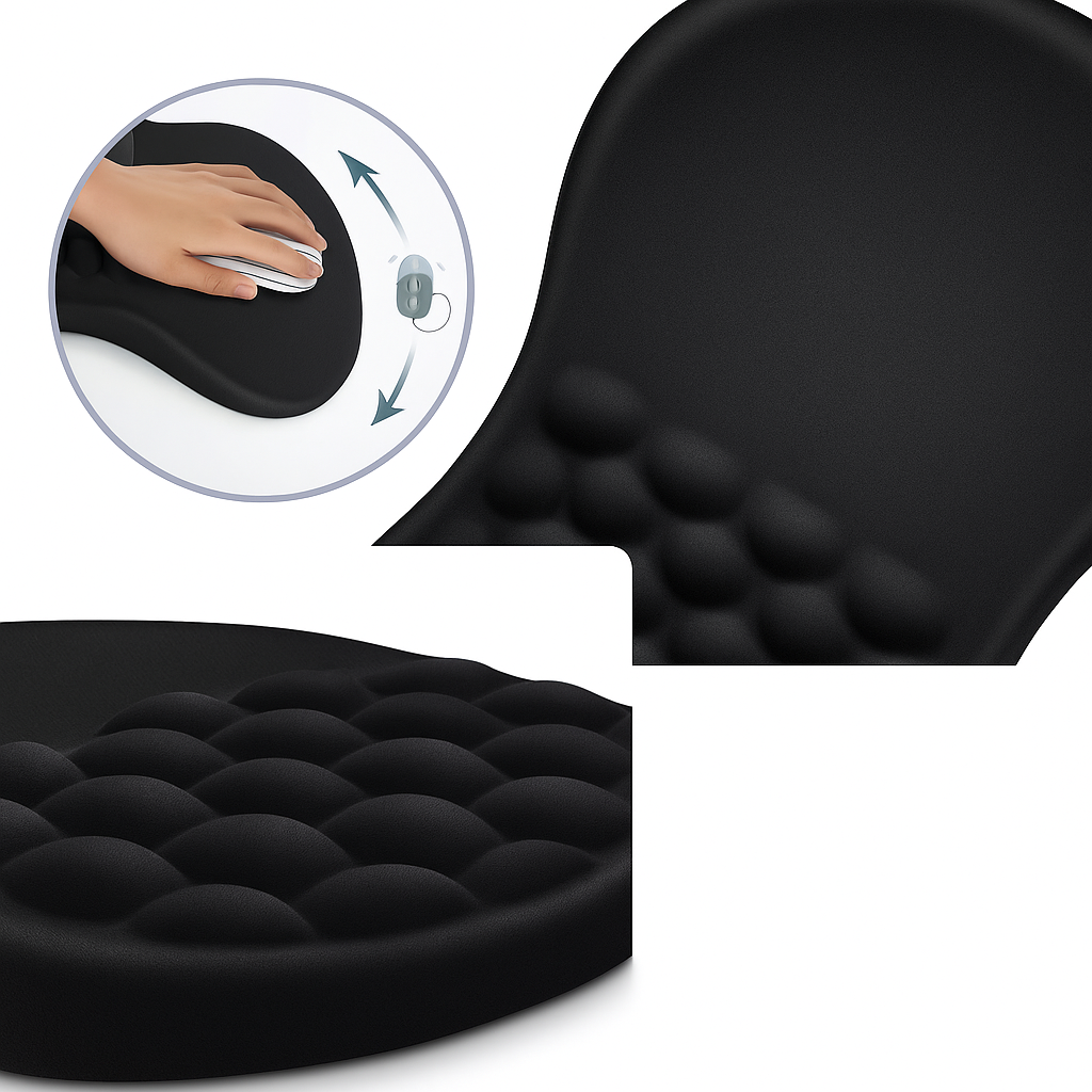 Relieves Wrist Pain – Cushioned Non-Slip Base – For Office Work & Gaming Bowlift