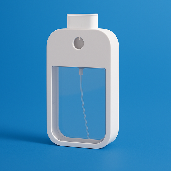 Leak-Proof Fine Mist Refillable – Compact Card-Shape for Perfume & Sanitiser Bowlift