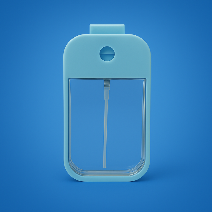 Leak-Proof Fine Mist Refillable – Compact Card-Shape for Perfume & Sanitiser Bowlift
