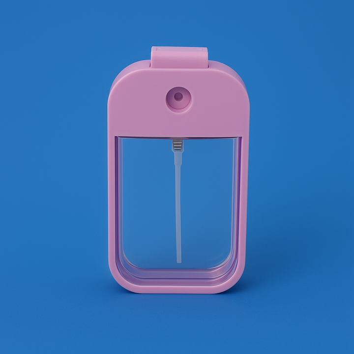 Leak-Proof Fine Mist Refillable – Compact Card-Shape for Perfume & Sanitiser Bowlift