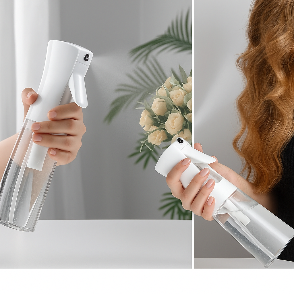 Long-Last Mist Delivery – Lightweight Refillable Design – Hair Plants Cleaning Bowlift