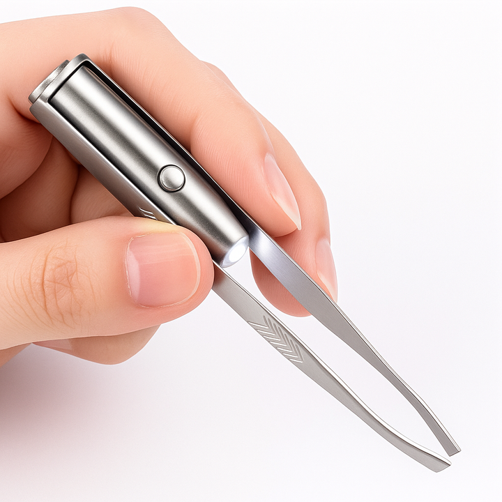 Rust-Resistant Stainless Steel – LED Light Precision Grip – Long-Lasting At-Home Grooming Bowlift