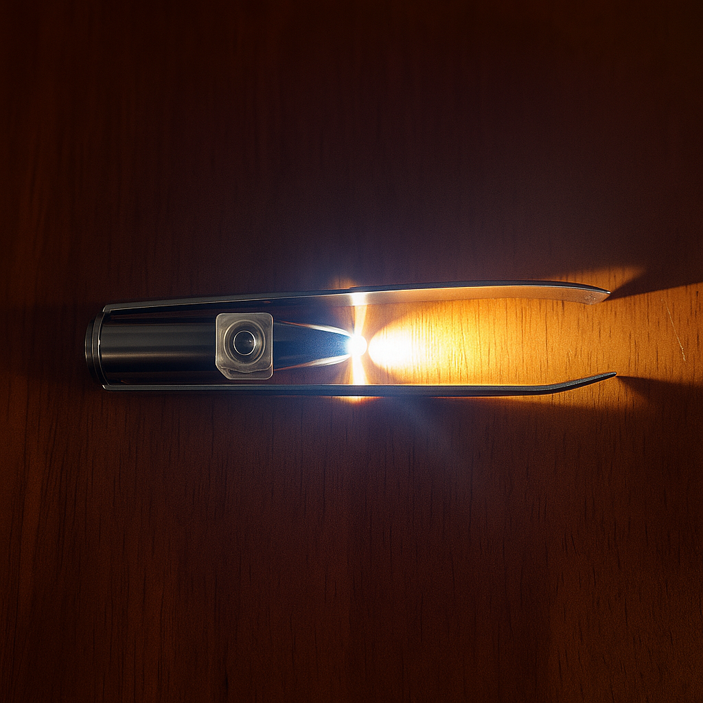 Rust-Resistant Stainless Steel – LED Light Precision Grip – Long-Lasting At-Home Grooming Bowlift