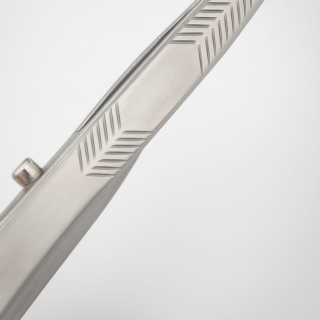 Rust-Resistant Stainless Steel – LED Light Precision Grip – Long-Lasting At-Home Grooming Bowlift