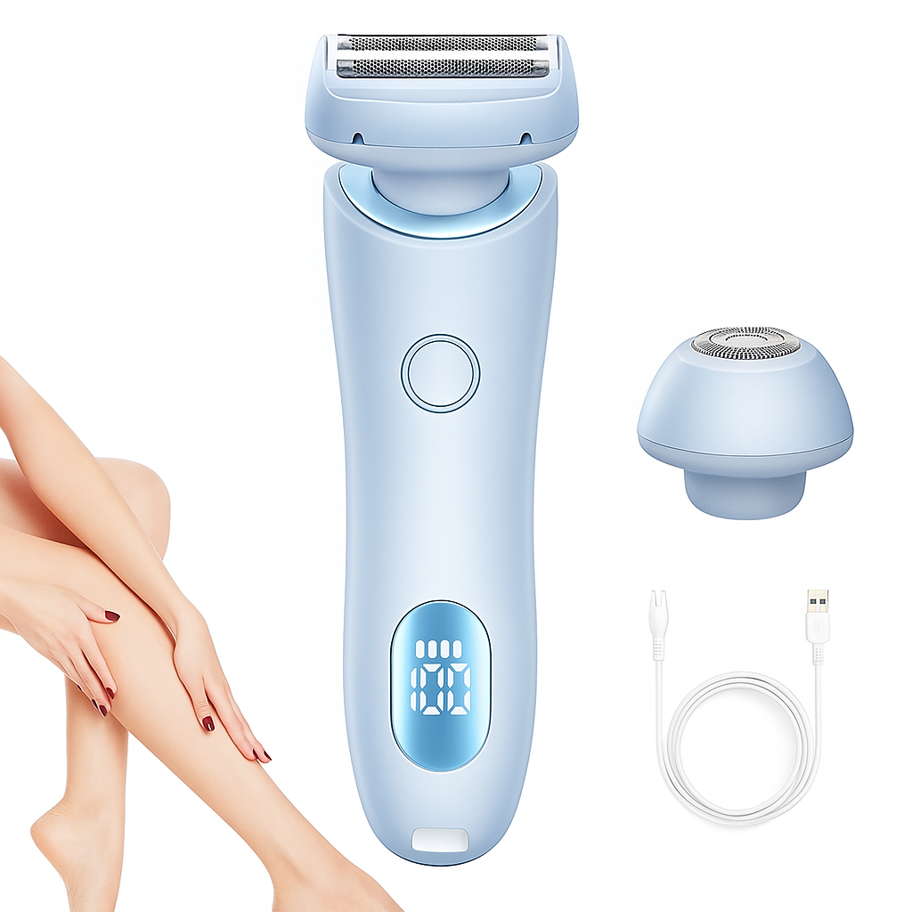 Irritation-free Gentle Shave – Waterproof Wet & Dry – Precision Head – Women with Sensitive Skin Bowlift
