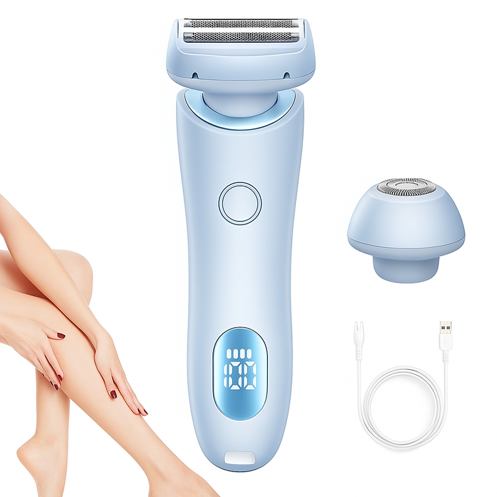 Irritation-free Gentle Shave – Waterproof Wet & Dry – Precision Head – Women with Sensitive Skin Bowlift