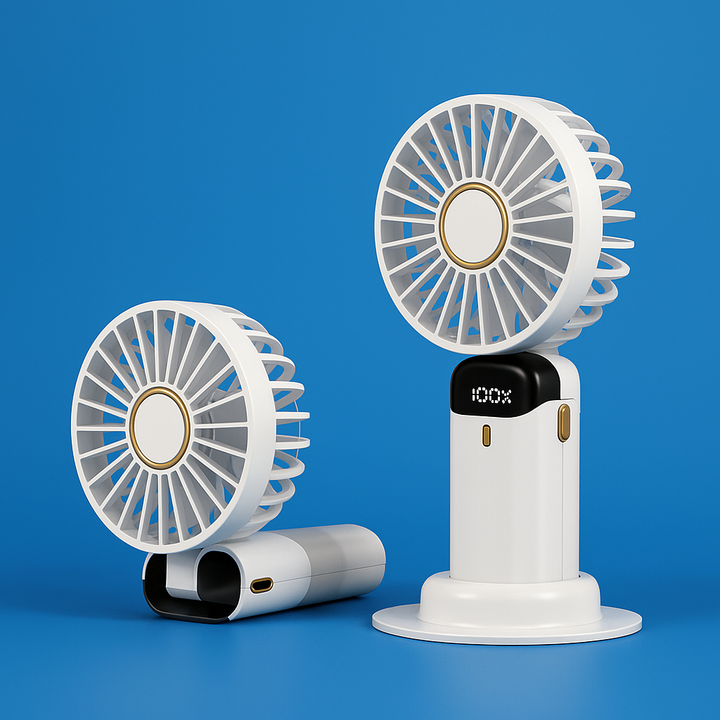 Long-Life Battery – Quiet 5-Speed Airflow – Ideal for Travel & Desk Use Bowlift
