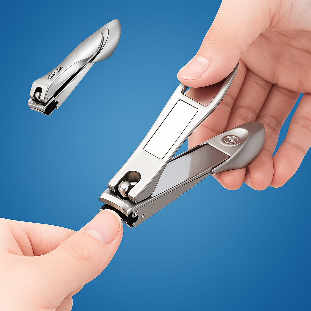 Anti-Splash Catcher – Sharp Stainless Steel – Easy Grip for Clean Grooming Bowlift