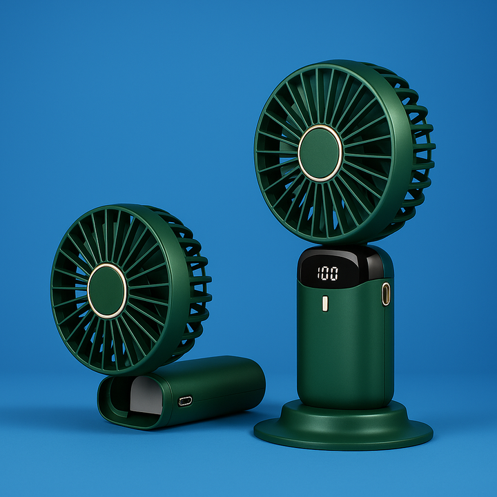 Long-Life Battery – Quiet 5-Speed Airflow – Ideal for Travel & Desk Use Bowlift