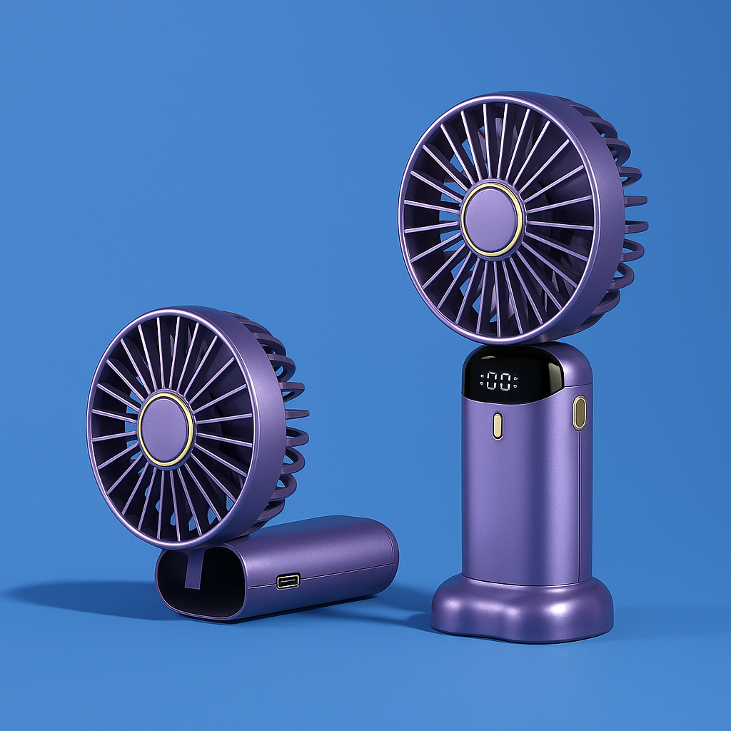 Long-Life Battery – Quiet 5-Speed Airflow – Ideal for Travel & Desk Use Bowlift