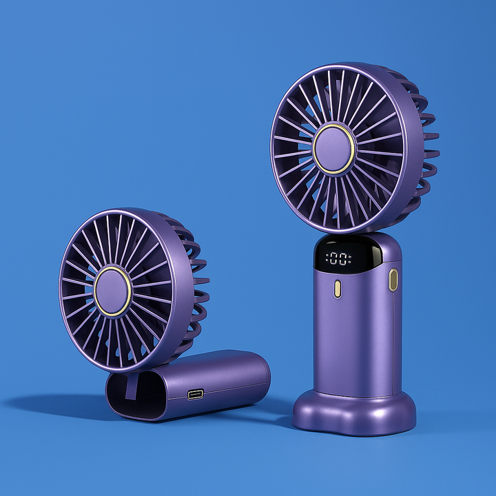 Long-Life Battery – Quiet 5-Speed Airflow – Ideal for Travel & Desk Use Bowlift