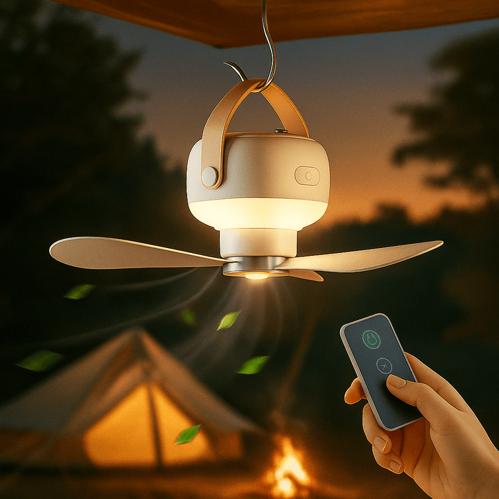 AirMate Wireless Rechargeable Fan with Remote Control | Bowlift