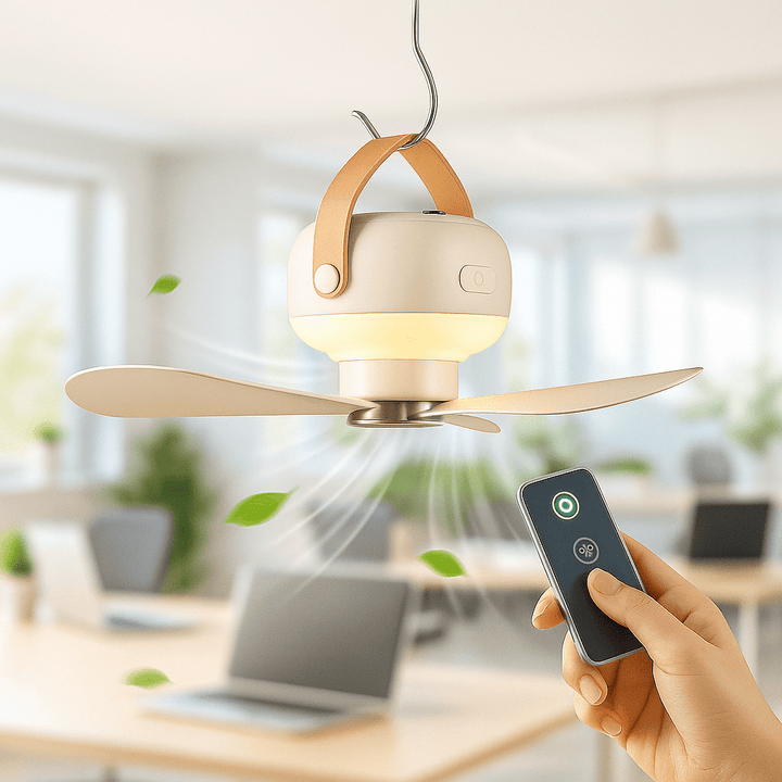 AirMate Wireless Rechargeable Fan with Remote Control | Bowlift