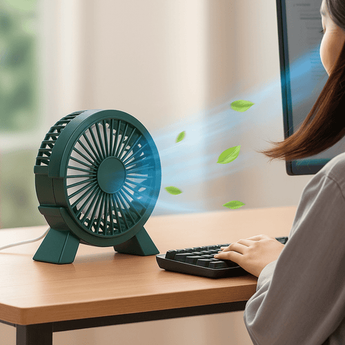 Mini Electric Portable Rechargeable and Silent Fan | Bowlift