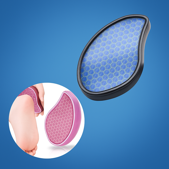 Skin Remover – Nano Glass Surface – Washable & Gentle – Smooth Cracked Heels at Home Bowlift