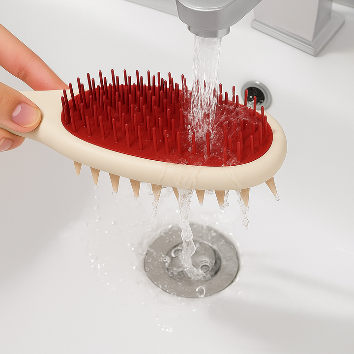 Sided Shampoo Brush – Silicone Scalp Massager – Deep Clean for Oily Hair & Sensitive Scalp Bowlift