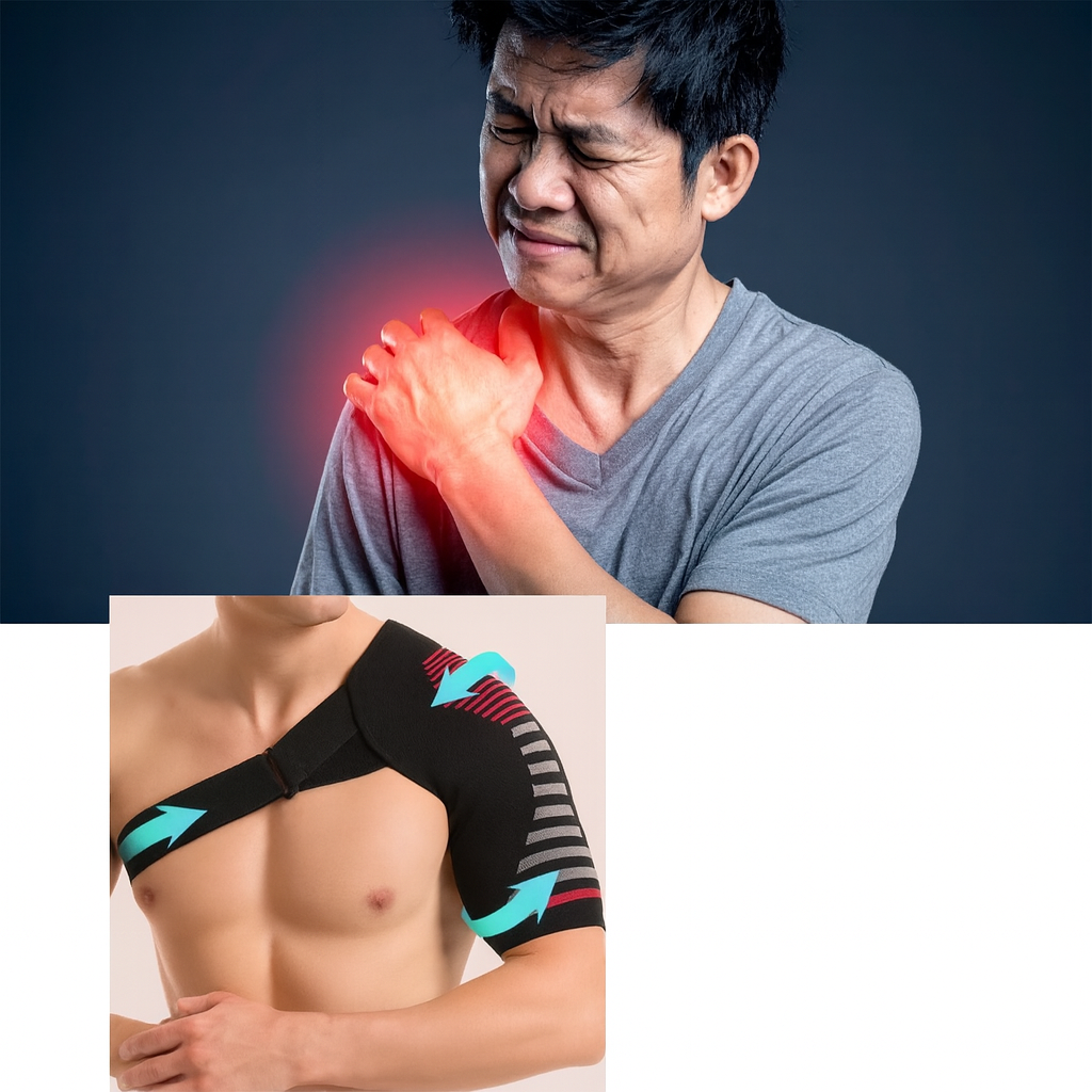Pain Relief & Joint Stability – Adjustable Breathable Compression Sleeve – Sports & Daily Wear Bowlift