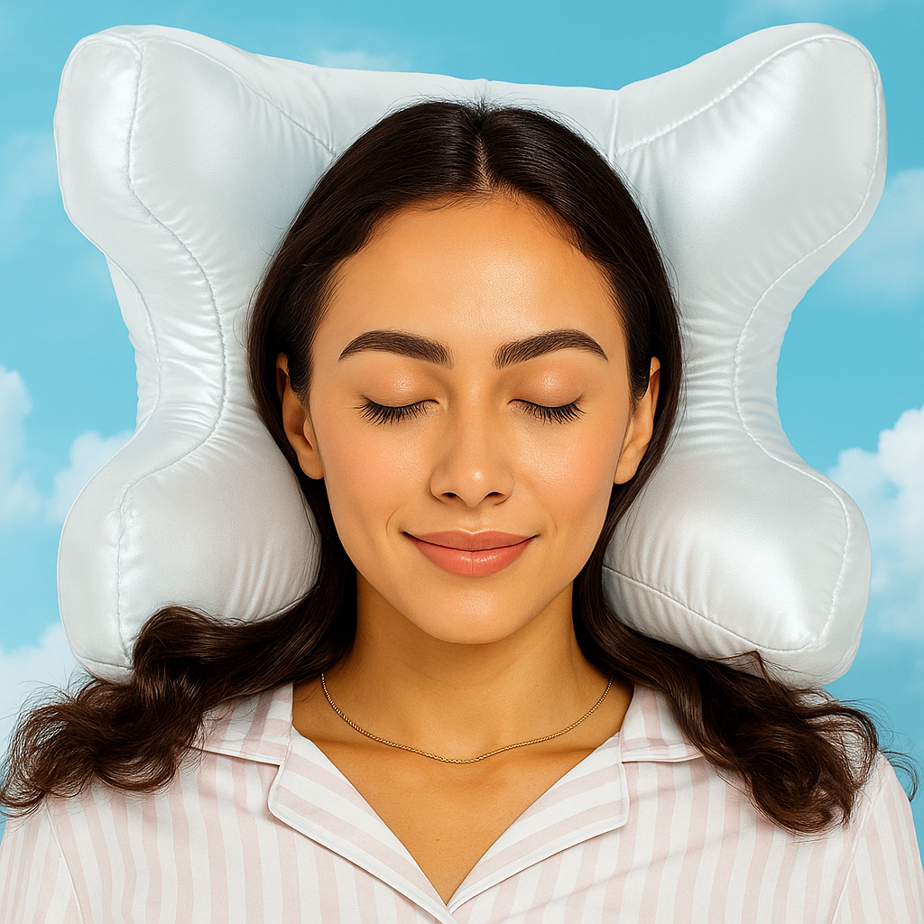 Cooling Memory Foam – Contoured Pressure Relief – Side Back Stomach Sleepers Bowlift