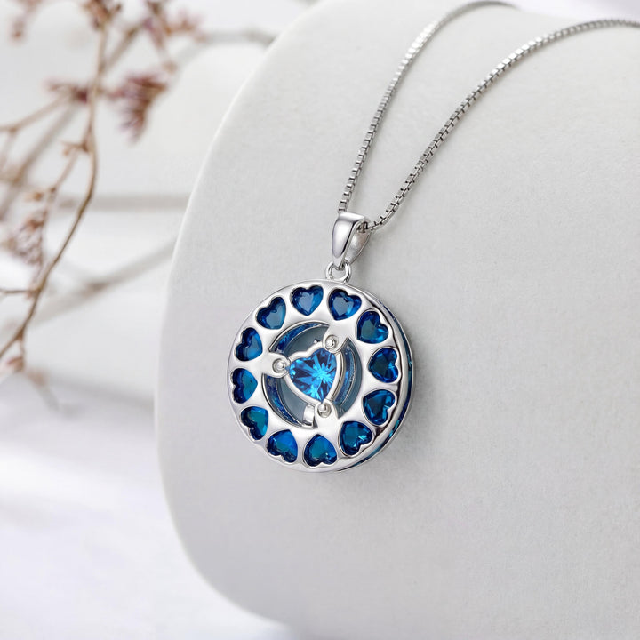BowLift | Lunara | 18K Gold Plated Birthstone Necklace Moonstar Design