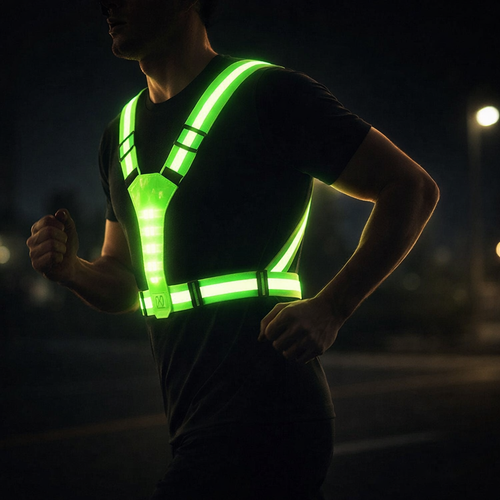 LED Safety Vest Pro – Reflective 360 Visible Vest | Bowlift