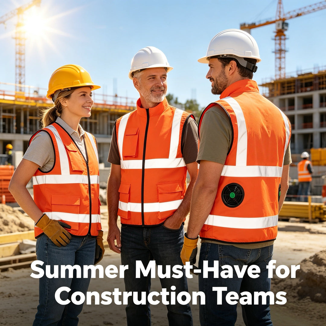 Cooling vest with fans & reflective stripes | Bowlift