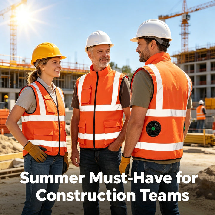 Cooling vest with fans & reflective stripes | Bowlift