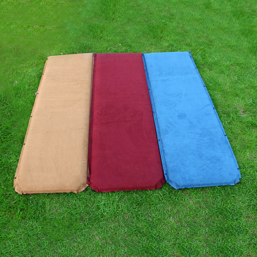full-length camping sleeping pad with heavy-duty canvas cover and reinforced snap grommets Bowlift
