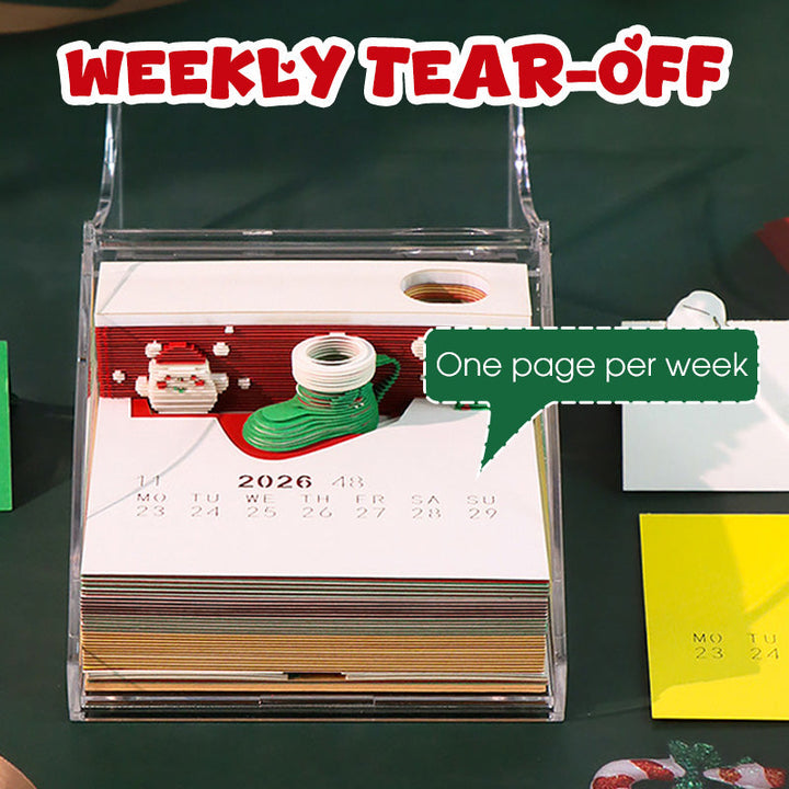 BowLift | FestiveCalendar – Beautify your desk with entertaining 3D planning for the holidays