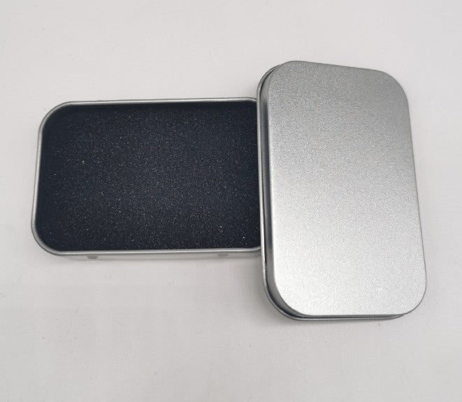 Minimalist Polished Rectangular ID Pendant Necklace with Box Chain Bowlift