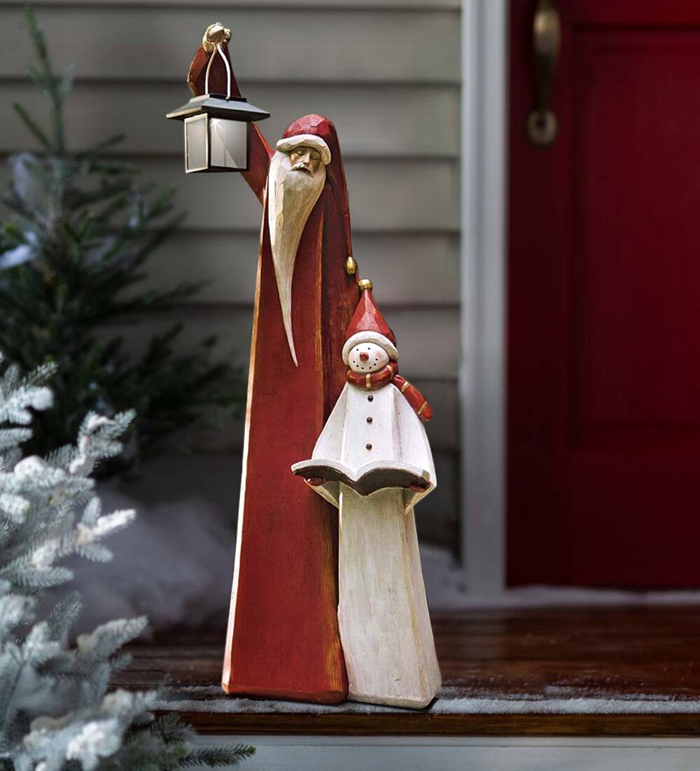 BowLift | Santa And Snowman Sculpture
