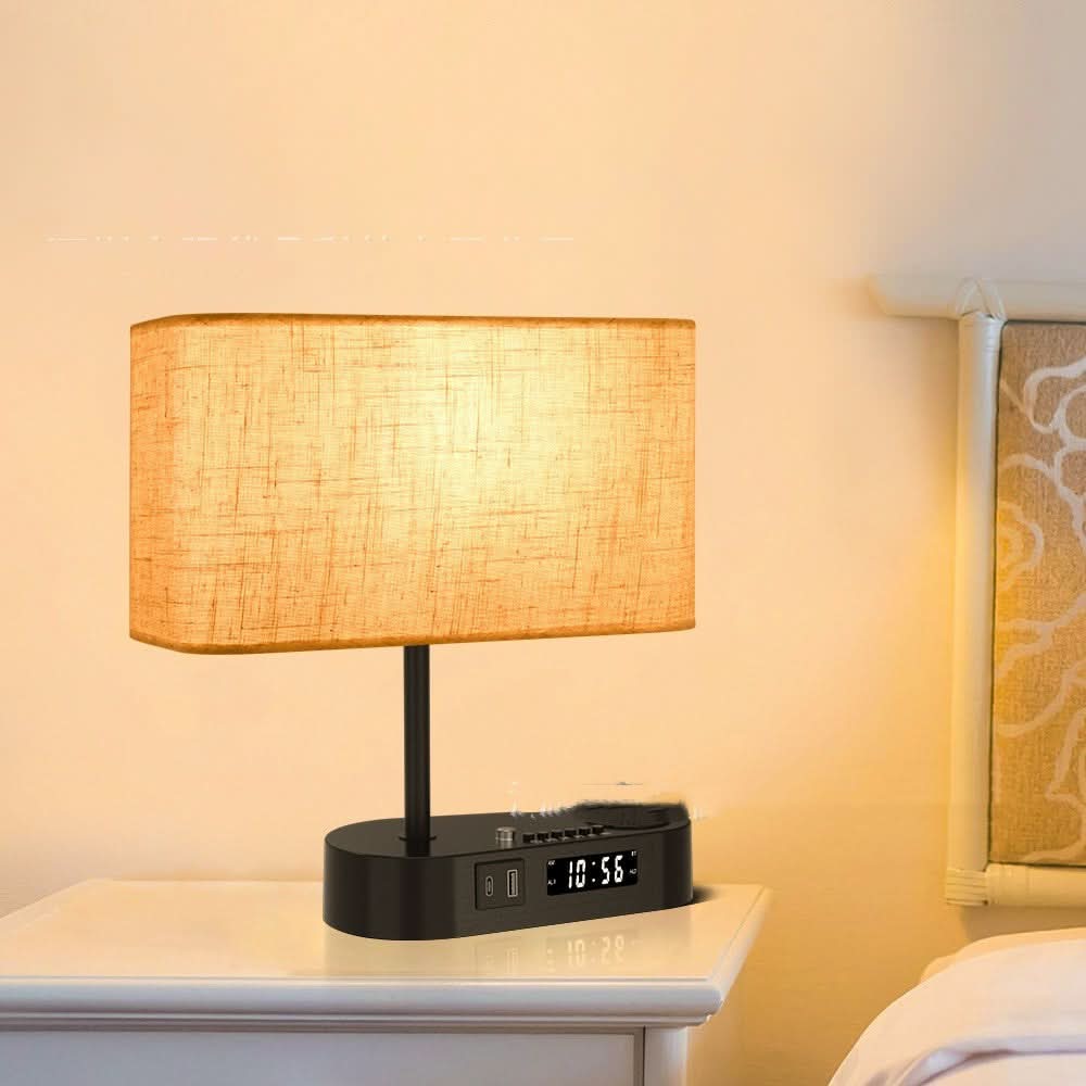 BowLift | ARA - Alarm clock with charging connection and table lamp