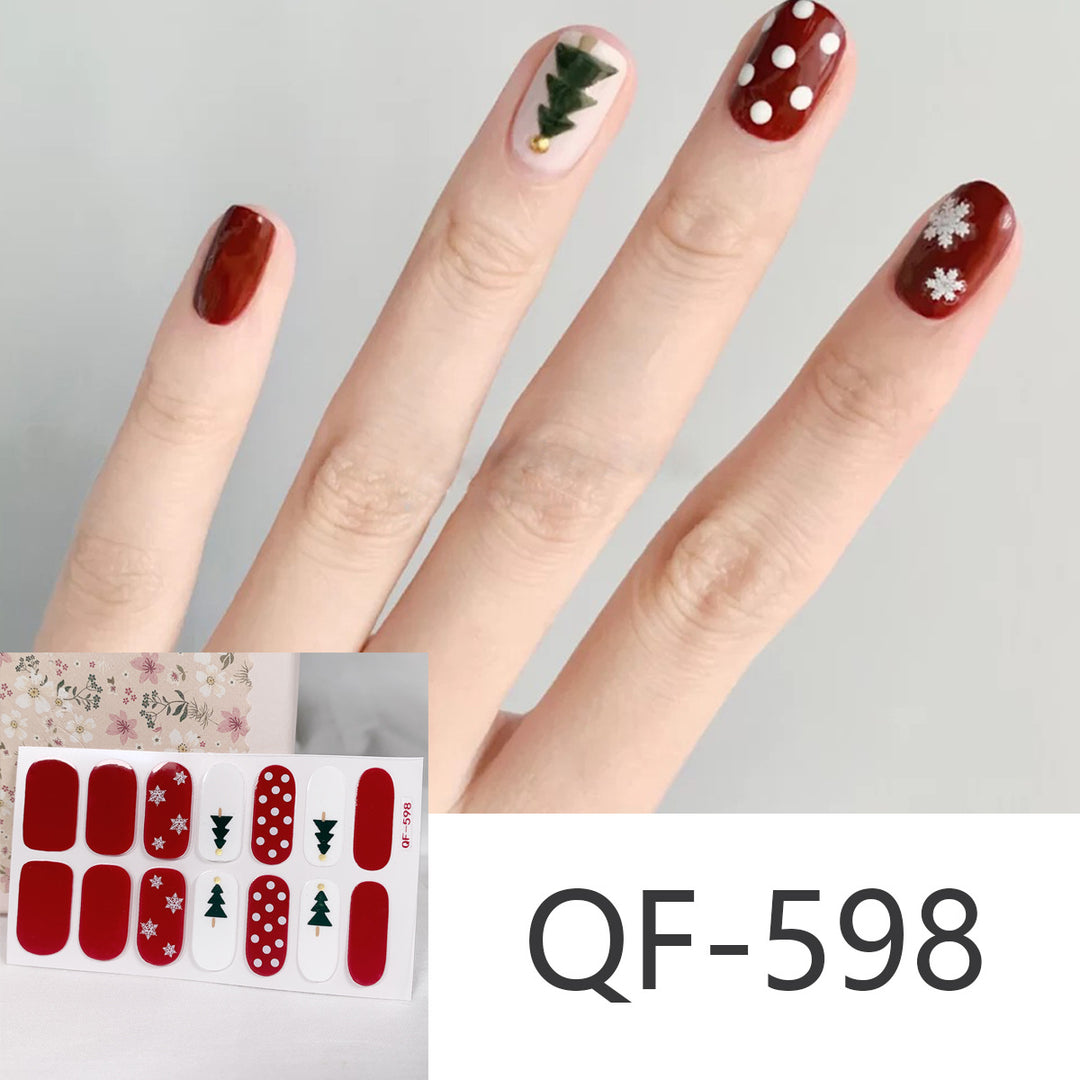 Artful Christmas Nail Art Bowlift